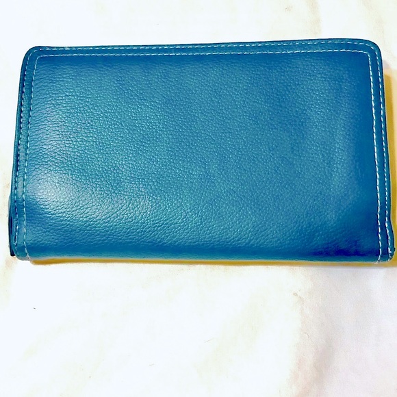 Wallet with snap-zip closure - Picture 4 of 4
